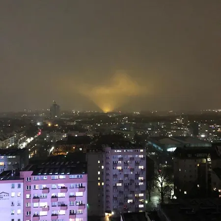 Hanza Tower - Scandia Apartment, 16 Floor, Sunset View Appartement Szczecin