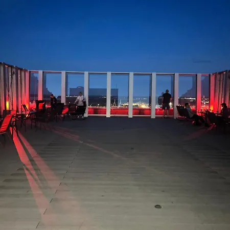 Hanza Tower - Scandia Apartment, 16 Floor, Sunset View Szczecin