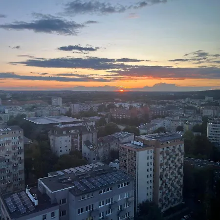 Appartamento Hanza Tower - Scandia Apartment, 16 Floor, Sunset View Stettino