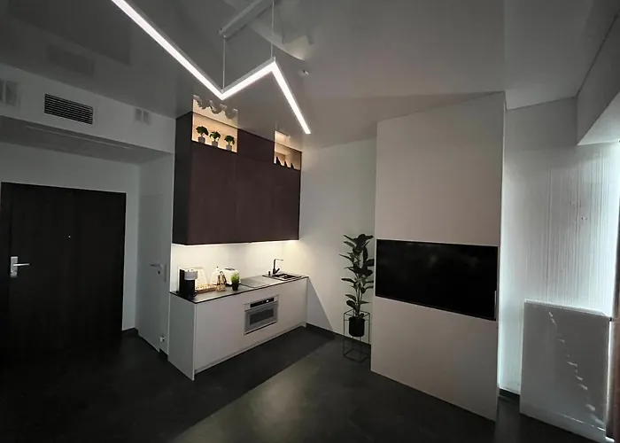 Hanza Tower - Scandia Apartment, 16 Floor, Sunset View Apartamento