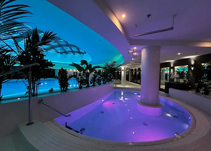 Hanza Tower - Scandia Apartment, 16 Floor, Sunset View Apartamento Szczecin